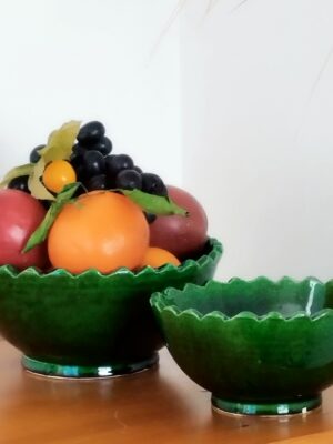 Bol et saladier vert sauge