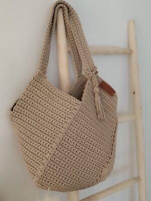 Sac fourre-tout (Tote Bag) en corde tressée
