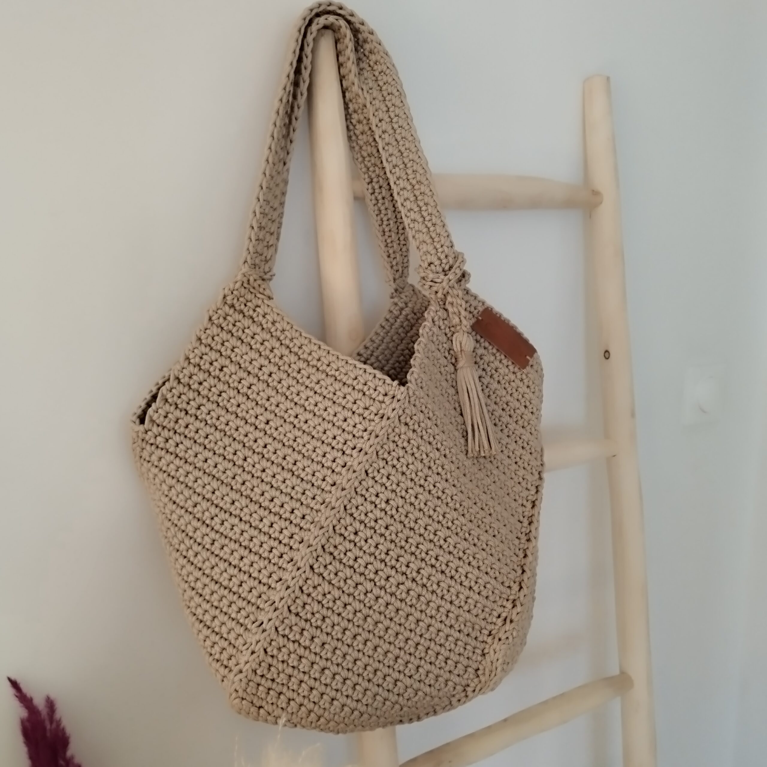 Sac fourre-tout (Tote Bag) en corde tressée