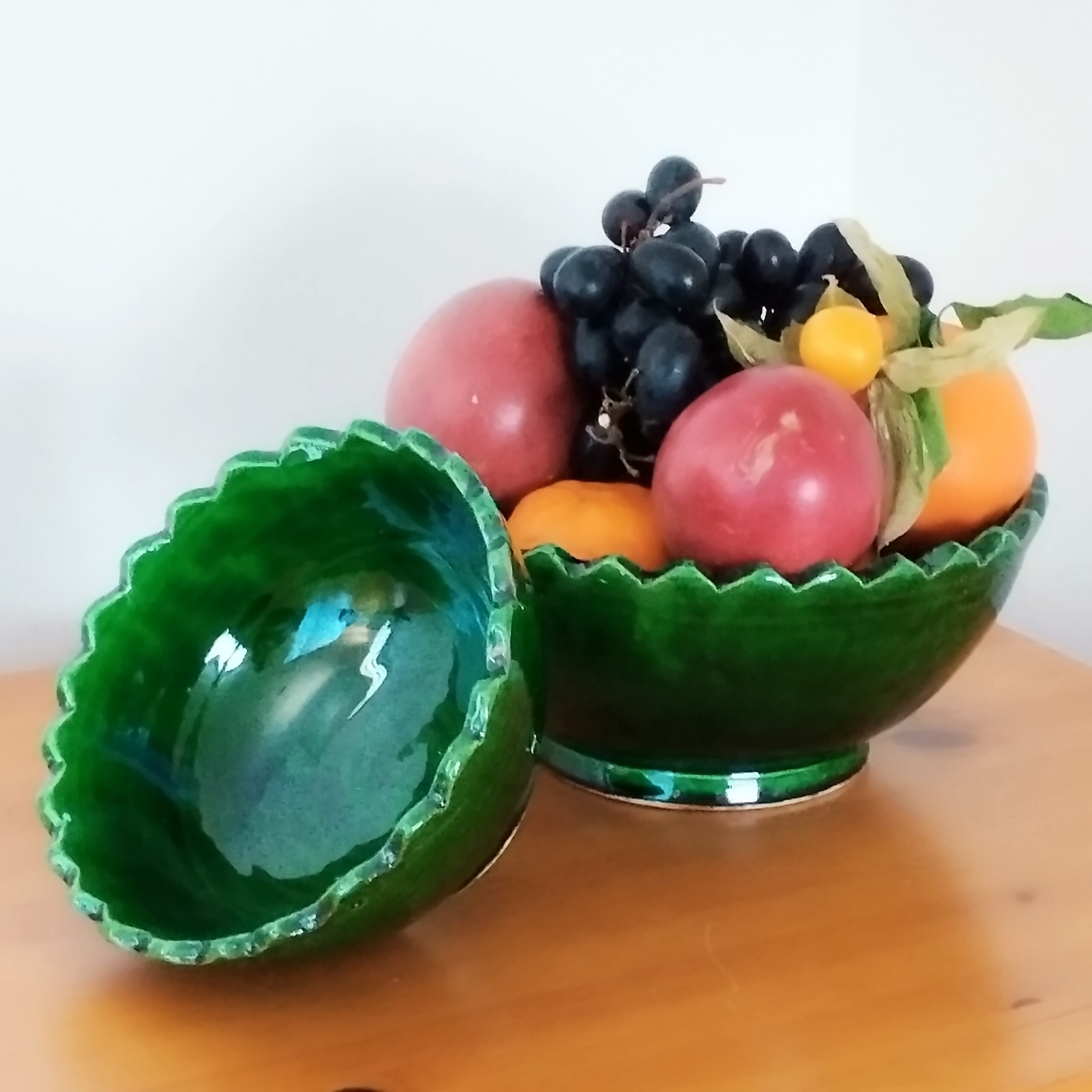 Bol et saladier vert sauge – Image 2