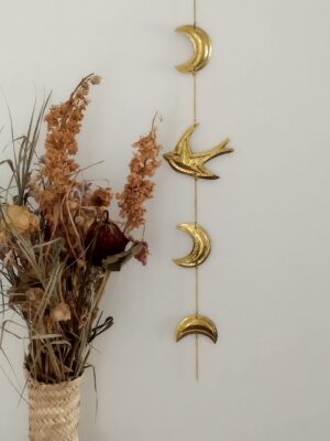 Guirlande ex-voto en laiton