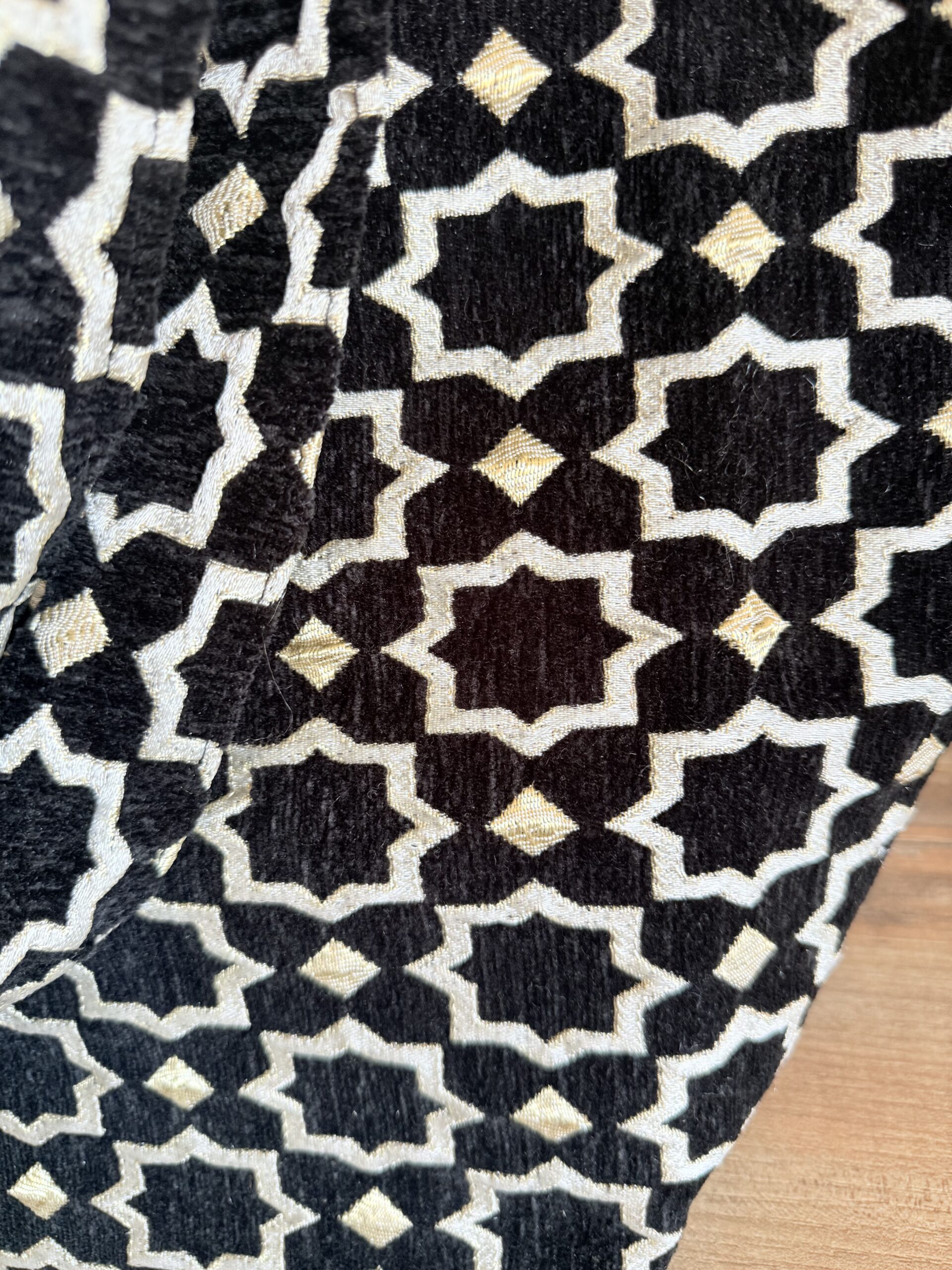 Sac Fourre-Tout "Zellige" en Velours Tendance – Image 7