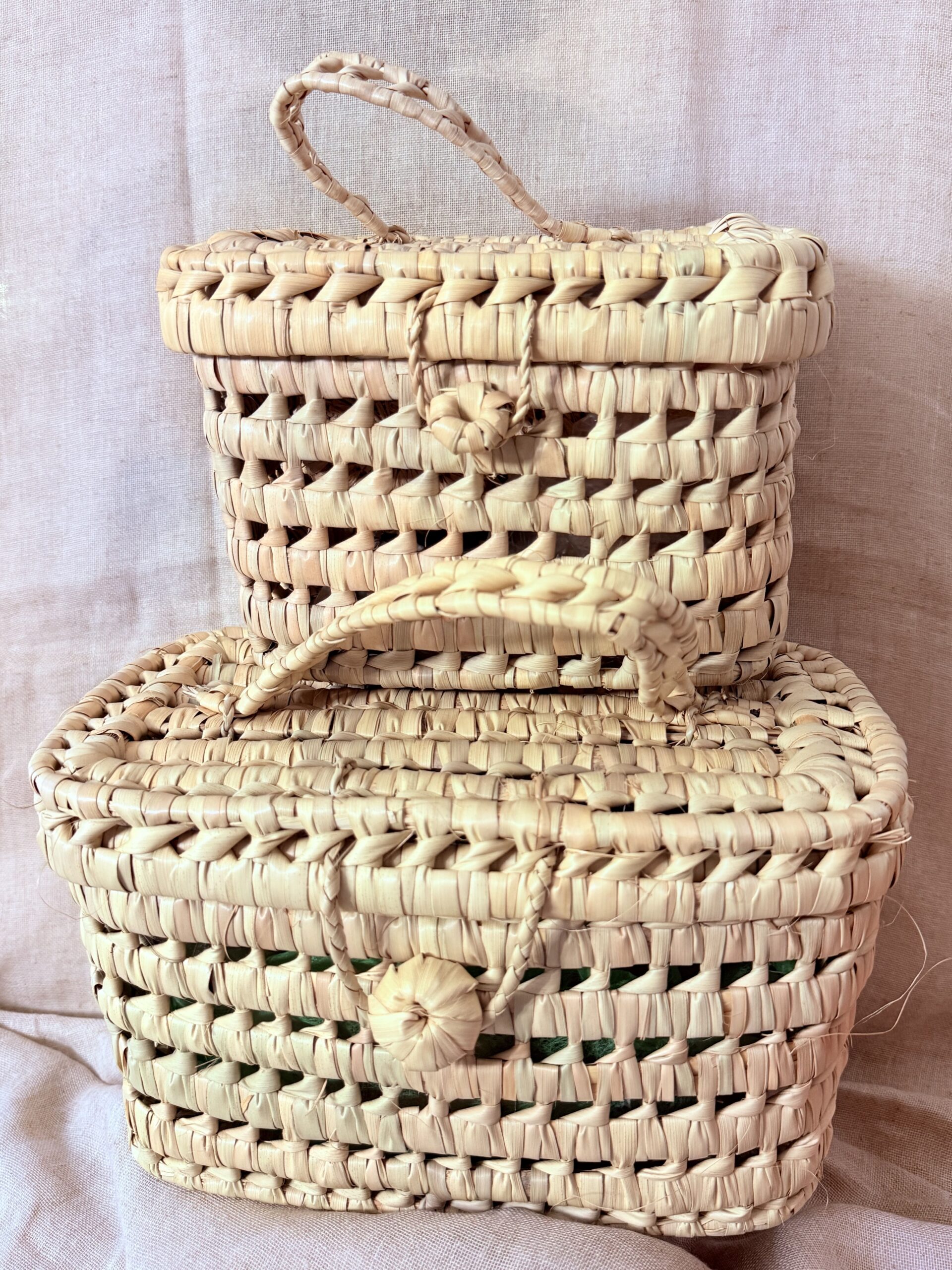 Vanity Tressé Artisanal Marocain – L'Élégance Naturelle du Fait-Main – Image 6