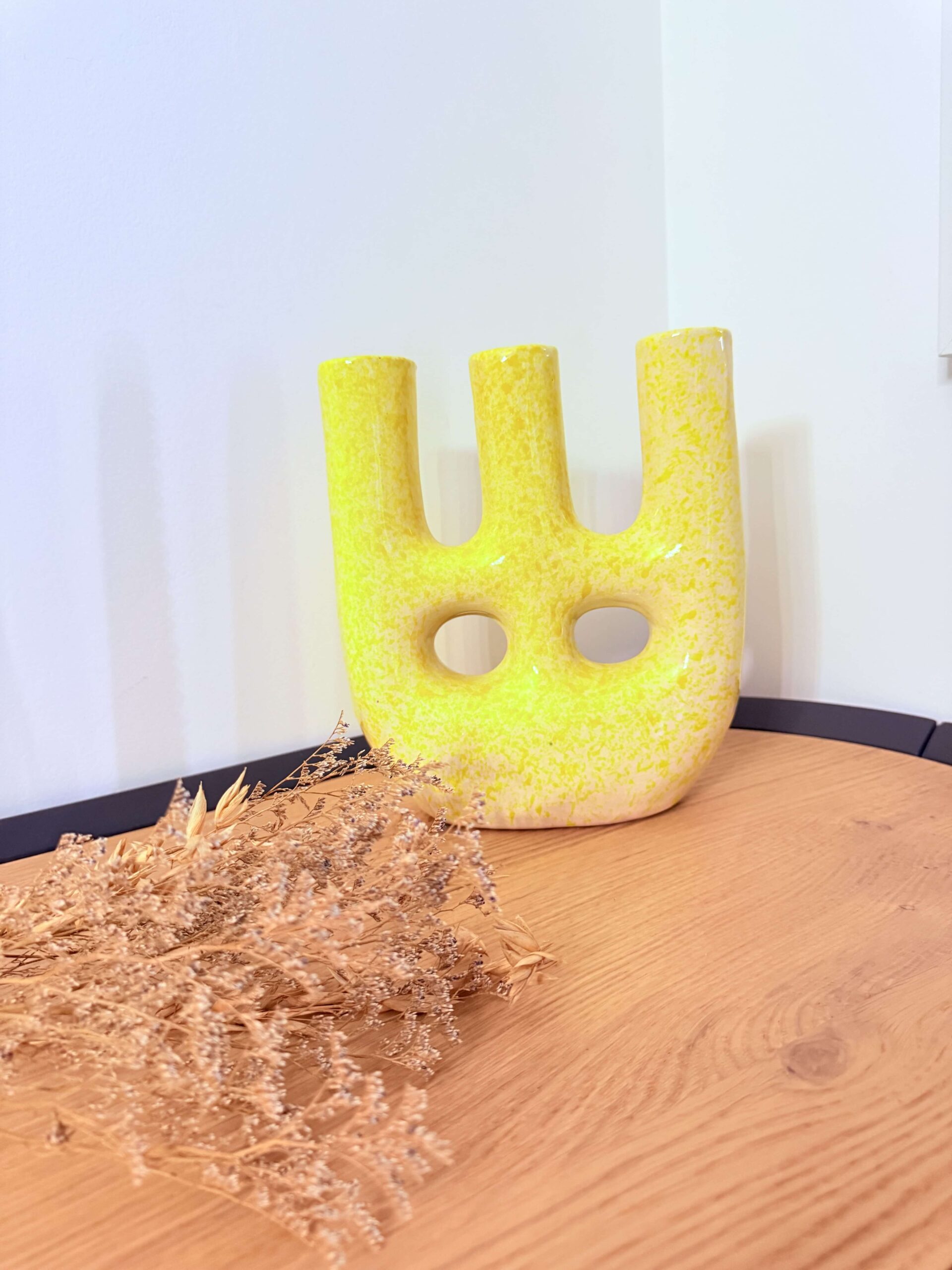 Bougeoir / Vase jaune – Image 4