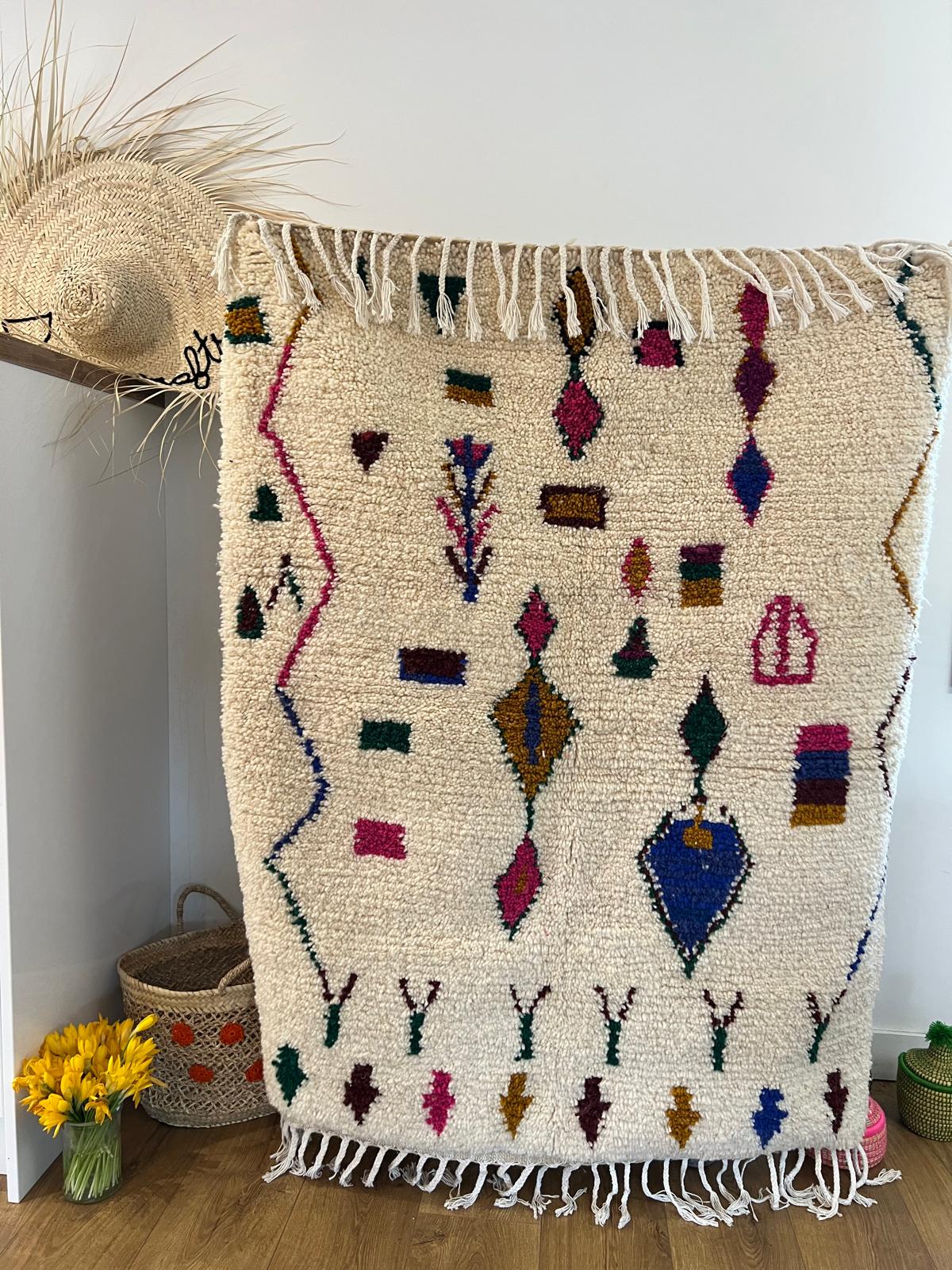 Tapis berbère Azilal à motifs – Image 2